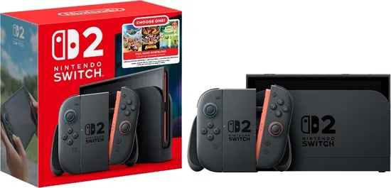 Nintendo Switch 2 256GB Gray + Jogo Choose One